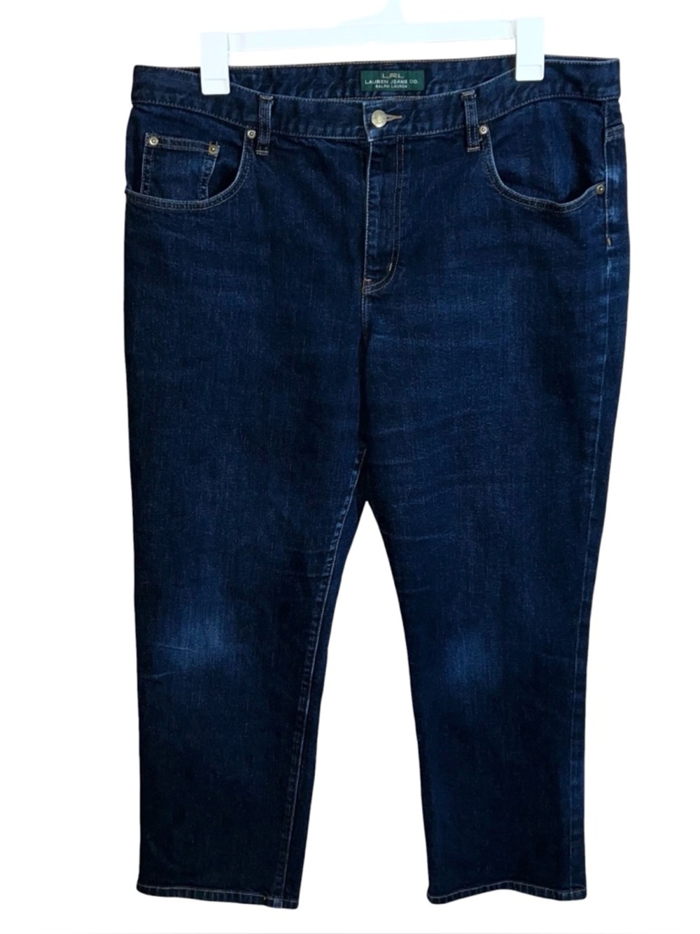 Lauren Ralph Lauren Classic Straight Jeans Women’s 18W Blue 39x28